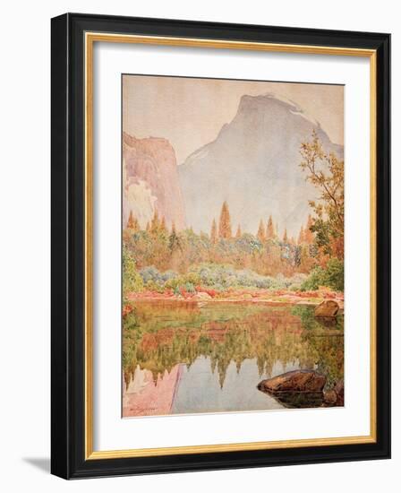 Half Dome, Yosemite, 1926-Gunnar Widforss-Framed Giclee Print