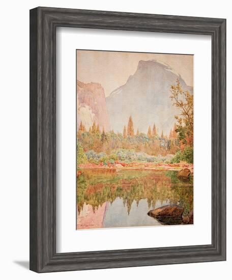 Half Dome, Yosemite, 1926-Gunnar Widforss-Framed Giclee Print