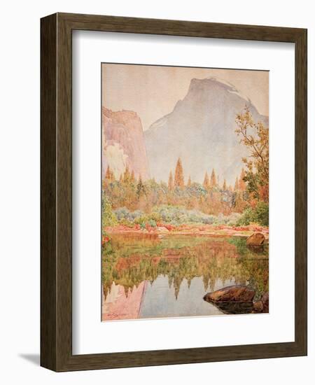 Half Dome, Yosemite, 1926-Gunnar Widforss-Framed Giclee Print