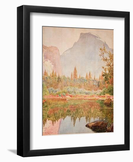 Half Dome, Yosemite, 1926-Gunnar Widforss-Framed Giclee Print