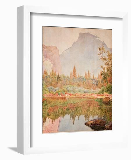 Half Dome, Yosemite, 1926-Gunnar Widforss-Framed Giclee Print