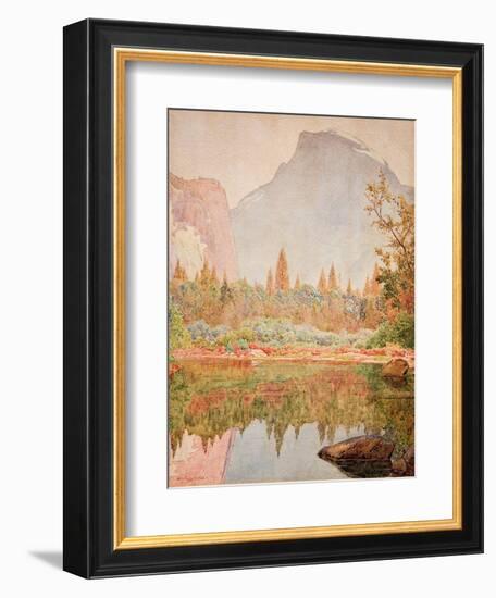 Half Dome, Yosemite, 1926-Gunnar Widforss-Framed Giclee Print