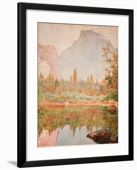 Half Dome, Yosemite, 1926-Gunnar Widforss-Framed Giclee Print