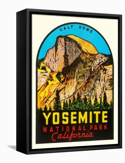 Half-Dome, Yosemite National Park-null-Framed Stretched Canvas