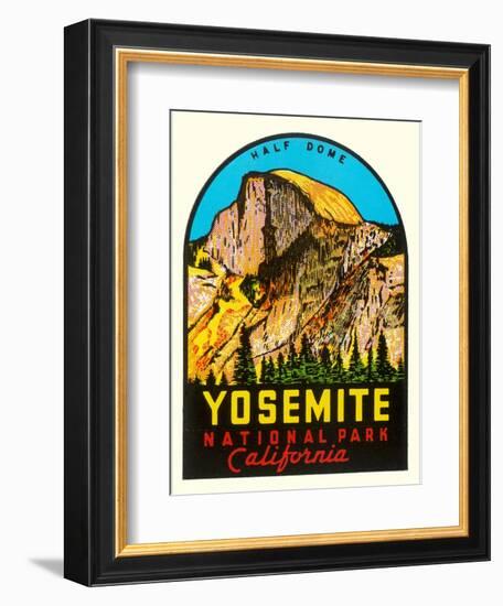 Half-Dome, Yosemite National Park-null-Framed Art Print