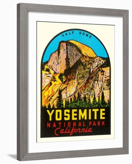 Half-Dome, Yosemite National Park-null-Framed Art Print