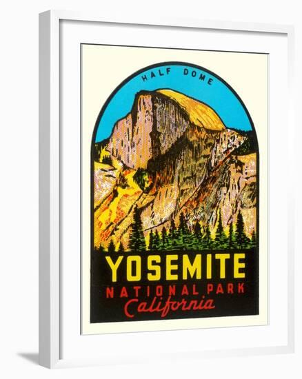 Half-Dome, Yosemite National Park-null-Framed Art Print