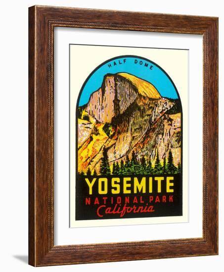 Half-Dome, Yosemite National Park-null-Framed Art Print