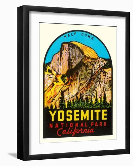 Half-Dome, Yosemite National Park-null-Framed Art Print