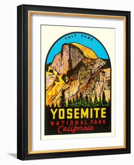 Half-Dome, Yosemite National Park-null-Framed Art Print