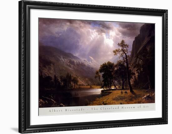 Half Dome, Yosemite Valley-Albert Bierstadt-Framed Art Print