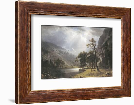 Half Dome, Yosemite Valley-Albert Bierstadt-Framed Art Print