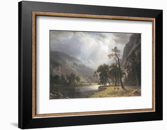 Half Dome, Yosemite Valley-Albert Bierstadt-Framed Art Print