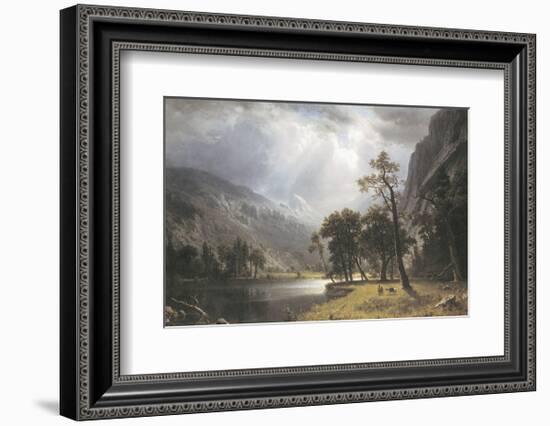 Half Dome, Yosemite Valley-Albert Bierstadt-Framed Art Print