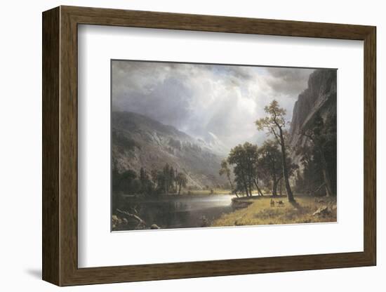 Half Dome, Yosemite Valley-Albert Bierstadt-Framed Art Print