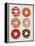 Half Dozen Donuts-Cat Coquillette-Framed Premier Image Canvas