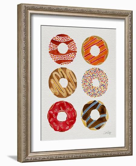 Half Dozen Donuts-Cat Coquillette-Framed Giclee Print