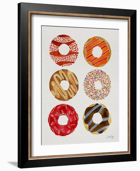 Half Dozen Donuts-Cat Coquillette-Framed Giclee Print