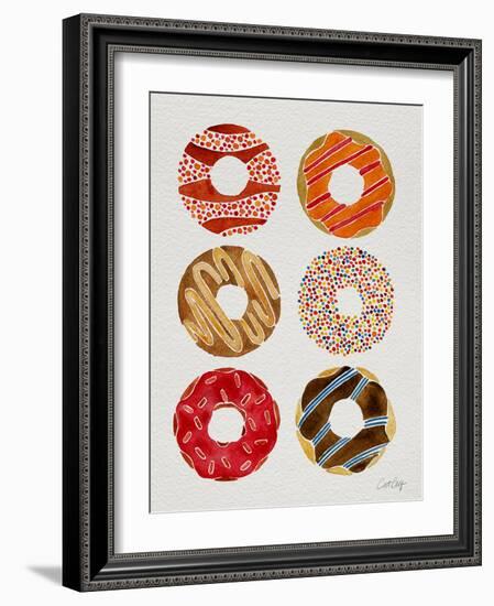 Half Dozen Donuts-Cat Coquillette-Framed Giclee Print