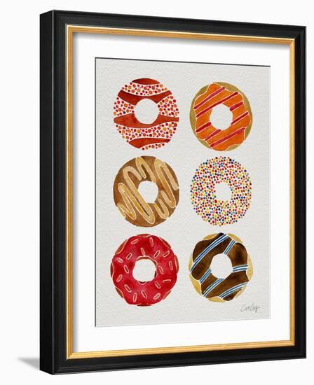 Half Dozen Donuts-Cat Coquillette-Framed Giclee Print