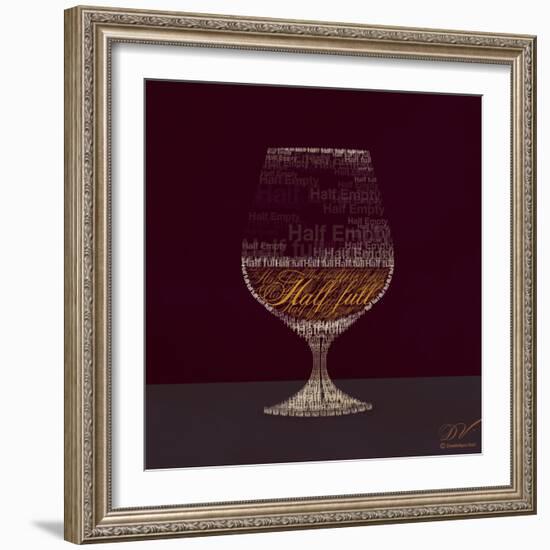 Half Full Half Empty-Dominique Vari-Framed Art Print