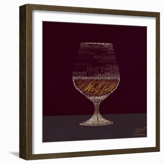 Half Full Half Empty-Dominique Vari-Framed Art Print