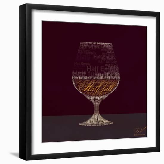 Half Full Half Empty-Dominique Vari-Framed Art Print