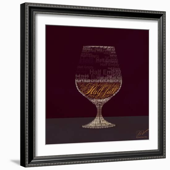 Half Full Half Empty-Dominique Vari-Framed Art Print