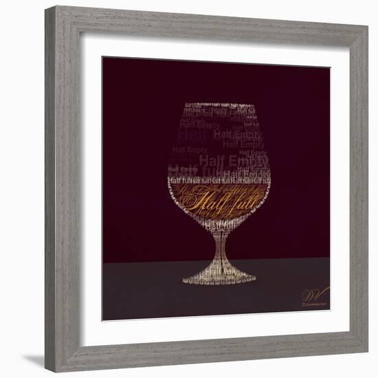 Half Full Half Empty-Dominique Vari-Framed Premium Giclee Print