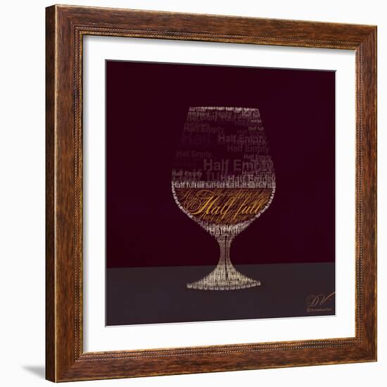 Half Full Half Empty-Dominique Vari-Framed Premium Giclee Print