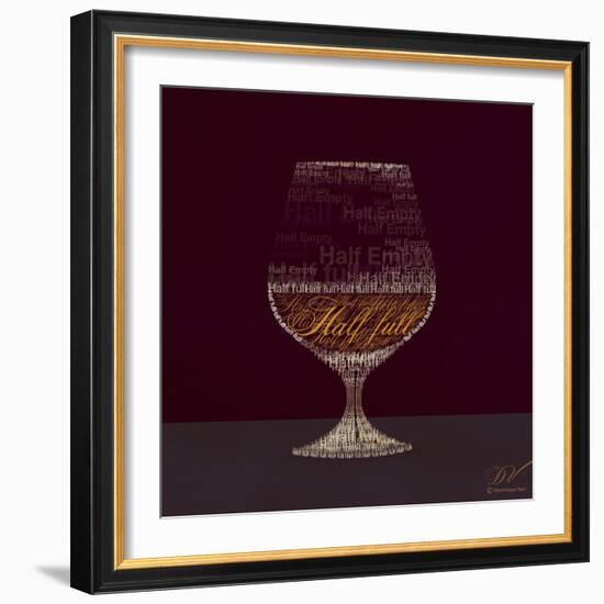 Half Full Half Empty-Dominique Vari-Framed Premium Giclee Print