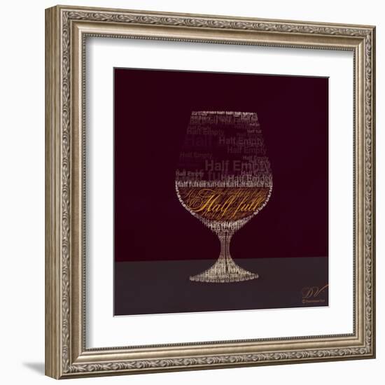 Half Full Half Empty-Dominique Vari-Framed Art Print