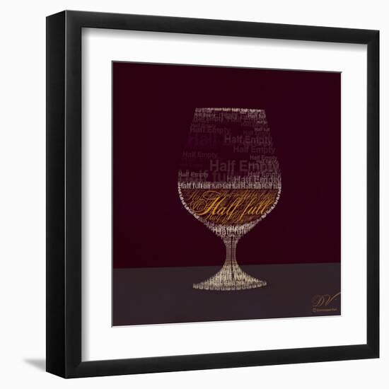 Half Full Half Empty-Dominique Vari-Framed Art Print