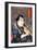 Half Legth Portrait of Goshaku Somegoro-Kuniyoshi Utagawa-Framed Giclee Print