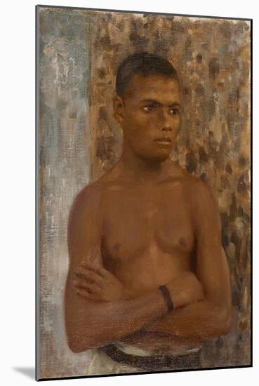 Half Length of Ralph, 1923-Henry Scott Tuke-Mounted Giclee Print