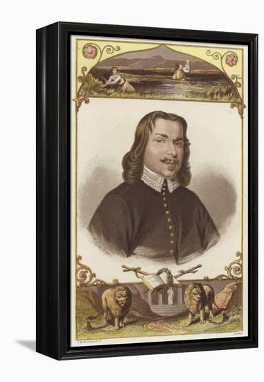 Half-Length Portrait of a Man Wearing 18th-Century Clothing-null-Framed Premier Image Canvas