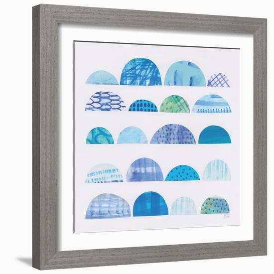 Half Moon Abstract I-Melissa Averinos-Framed Art Print