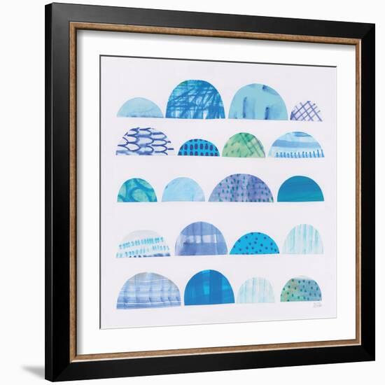 Half Moon Abstract I-Melissa Averinos-Framed Art Print