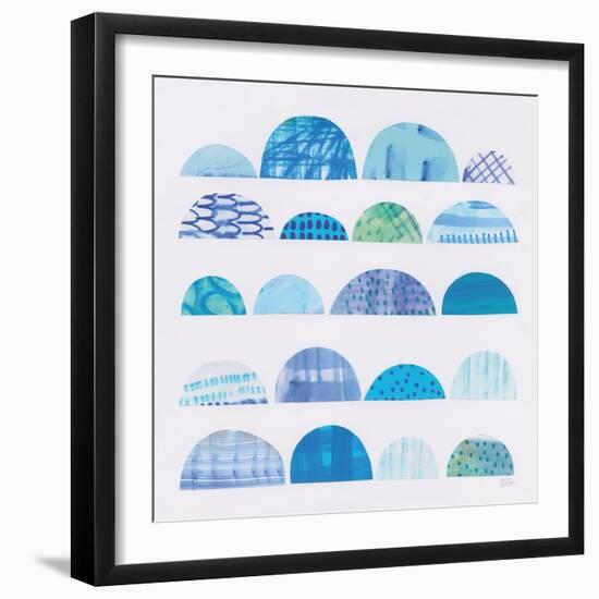 Half Moon Abstract I-Melissa Averinos-Framed Art Print