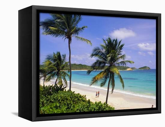 Half Moon Bay, Antigua, Caribbean, West Indies-John Miller-Framed Premier Image Canvas