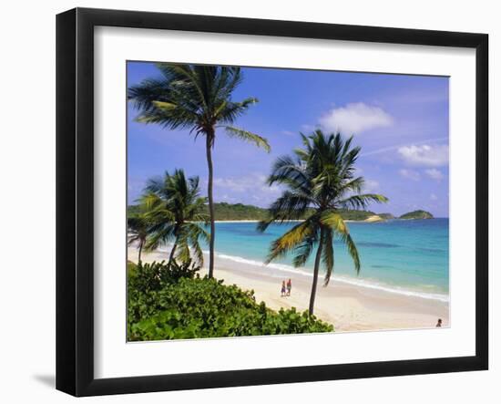 Half Moon Bay, Antigua, Caribbean, West Indies-John Miller-Framed Photographic Print