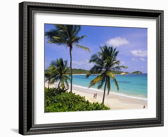 Half Moon Bay, Antigua, Caribbean, West Indies-John Miller-Framed Photographic Print