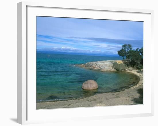 Half Moon Bay, Freycinet National Park, Tasmania, Australia-Rob Tilley-Framed Photographic Print