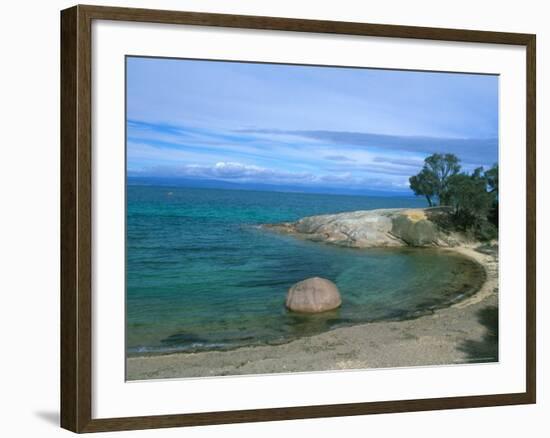 Half Moon Bay, Freycinet National Park, Tasmania, Australia-Rob Tilley-Framed Photographic Print