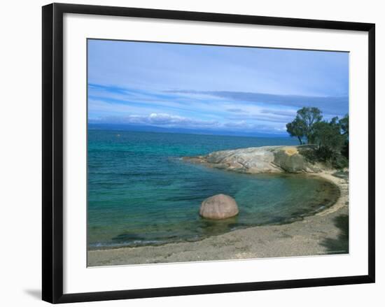Half Moon Bay, Freycinet National Park, Tasmania, Australia-Rob Tilley-Framed Photographic Print