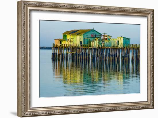 Half Moon Bay Pier-Lee Peterson-Framed Photo