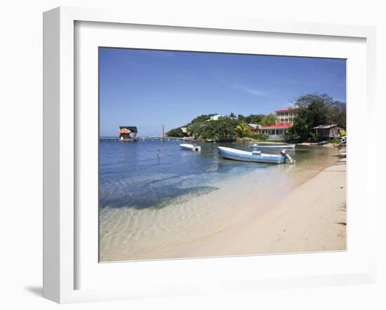 Half Moon Bay, Roatan, Bay Islands, Honduras, Central America-Jane Sweeney-Framed Photographic Print