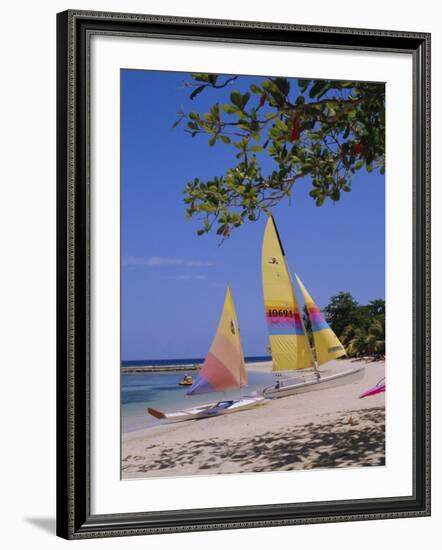 Half Moon Club Beach, Montego Bay, Jamaica, Caribbean, West Indies-Robert Harding-Framed Photographic Print