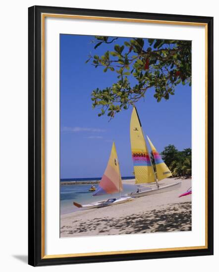 Half Moon Club Beach, Montego Bay, Jamaica, Caribbean, West Indies-Robert Harding-Framed Photographic Print