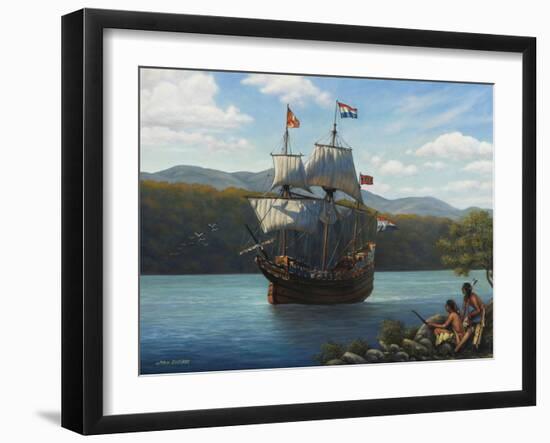 Half Moon on the Hudson-John Zaccheo-Framed Giclee Print